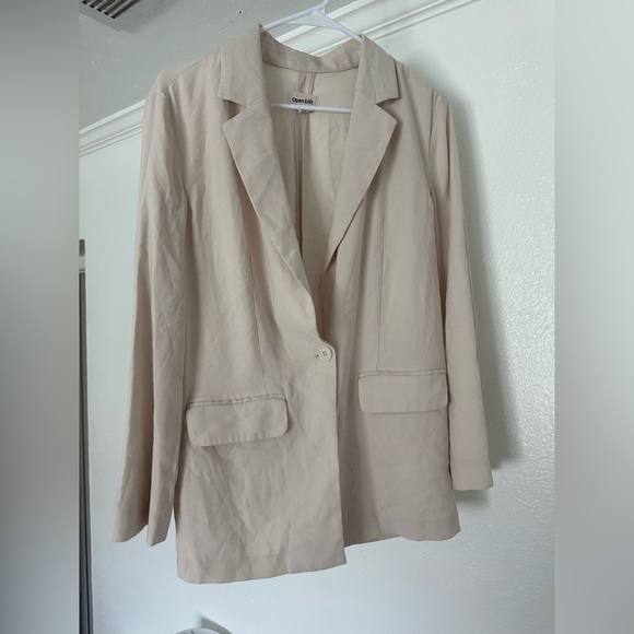 Open Edit women’s blazer light weight rayon size XS - Picture 5 of 16